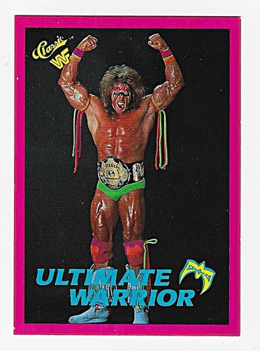 Ultimate Warrior 1990 Classic WWF Promos card