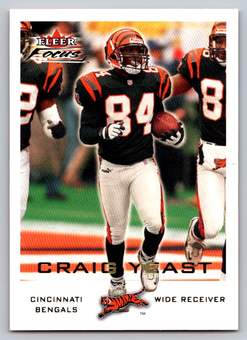 2000 Fleer Focus #76 Craig Yeast Cincinnati Bengals