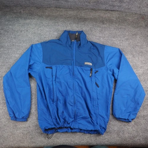 REI Windbreaker Jacket Mens Med Blue Ripstop Full Zip Gorpcore Outdoor Hiking image 2