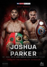 Anthony Joshua vs Joseph Parker Principality Stadium 2018 Poster No Frame