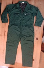 Vintage Unitog Coveralls Mens XL Reg Quilted Lined Green USA Union Made Jumpsuit