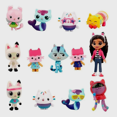 13pcs/set Gabby's Dollhouse Action Figure Cute Doll Collection