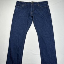 Roberto Cavalli Men's Dark Blue Stretch Slim Jeans Size 38x33 Denim Cotton