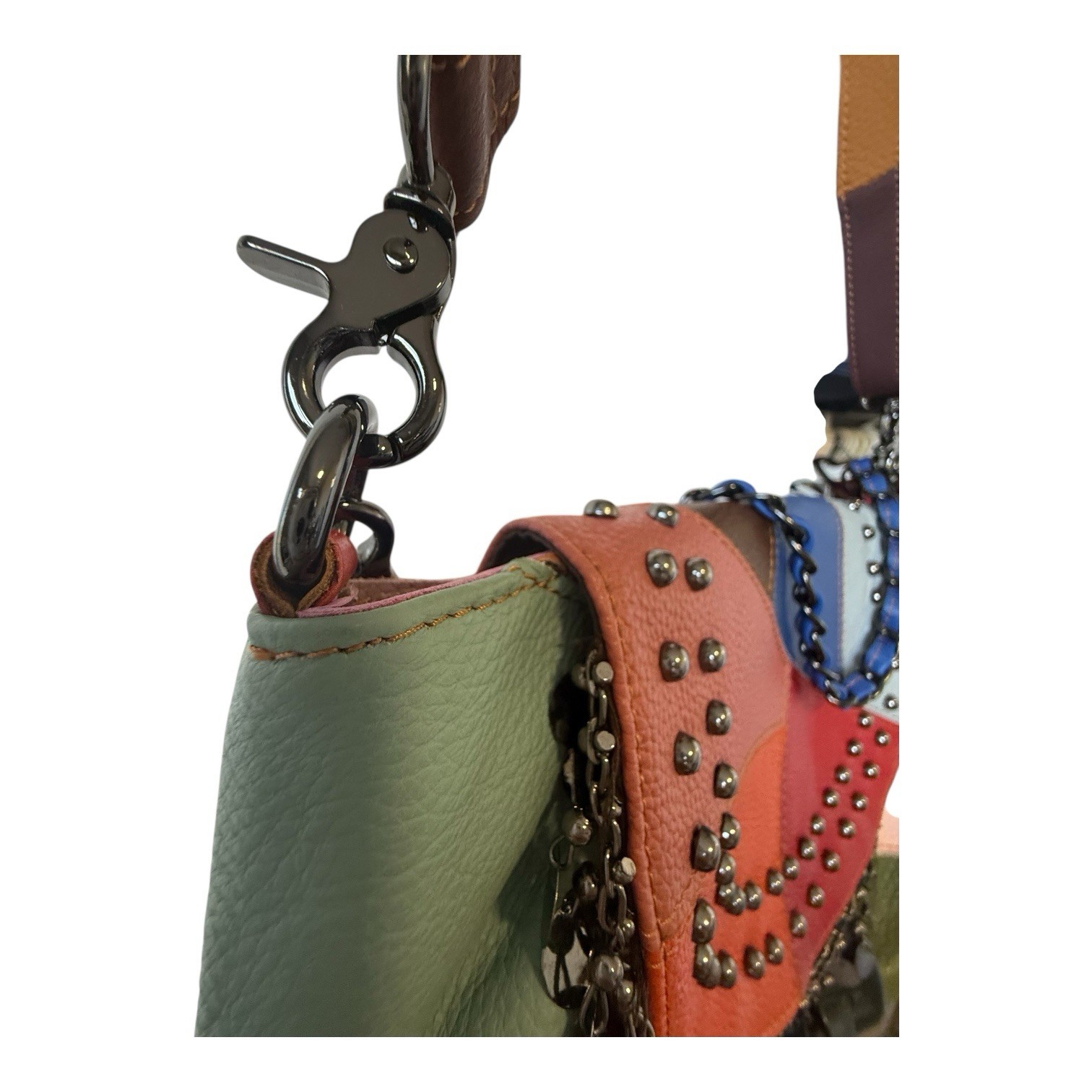 Ameri-Leather Leather Handbag Multicolor Soft Lea… - image 17