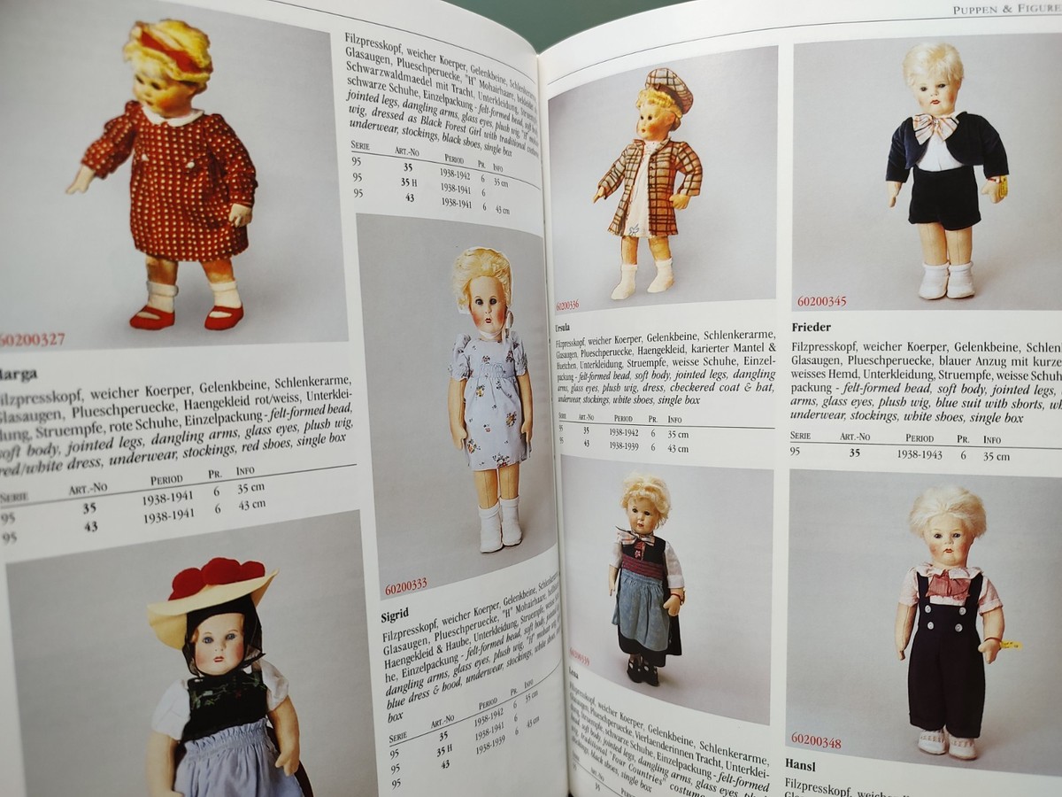 Vintage Steiff Sortiment 1892-1943 Reference Book Hardback