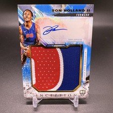 #/25! 🚨2025 Topps Inception Ron Holland II RC Rookie Jumbo Relic Auto Blue RPA