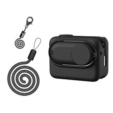 Black Silicone Protective Case Cover For Insta360 GO 3 Action Camera Accessories