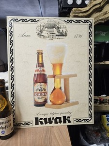 Kwak Belgium Beer Sign Large Cardboard