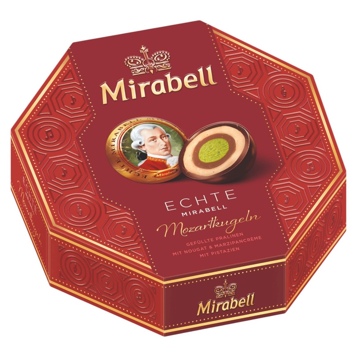 Mirabell Mozartkugeln Echte Salzburger Gift Box 85gClassic Octagon
