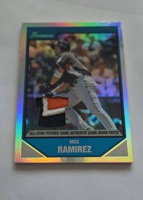 #27/99 2007 Bowman Draft Picks Prospects Futures Game Max Ramirez 3 Color Patch
