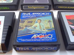 Atari 2600 Lot of 8 Final Approach Joust Spiderman Indy 500 TESTED Carts Only -