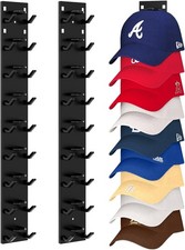 Organizador para gorras de beisbol 2 piezas rack adhesivo fuerte para pared