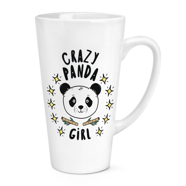 VerrüCkte Panda MäDchen Stars 483Ml Groß Latte Becher Tasse Tiere Scherz Tochter-image