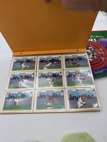 LOONEY TUNES 1990 UPPER DECK COMIC BALL CARDS Album Set Lot 1,2 & 3 Complete - Picture 8 of 14