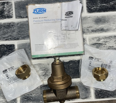 #ad Zurn Wilkins 3 4quot; 70XL Pressure Reducing Valve w Double Union No rubber gaskets $89.99