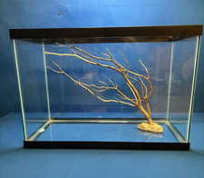 Aquarium Fish Tank Terrarium Aquascape 15" Manzanita Branch Granite Base 1 Piece