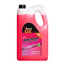 523770511 Antifreeze Coolant 5L 5 Litre Ready Mix Red GL12+ -36C Triple QX TQX