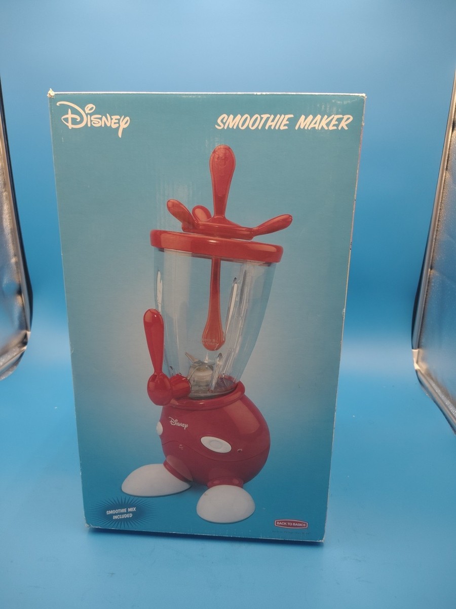 Vintage DISNEY'S Mickey Mouse Red Smoothie Maker In Original Box