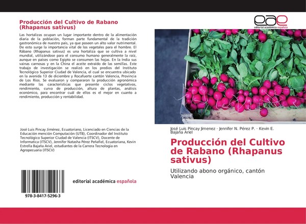José Luis Pincay JiméNez (U. A.) | ProduccióN Del Cultivo De Rabano (Rhapanus...-image