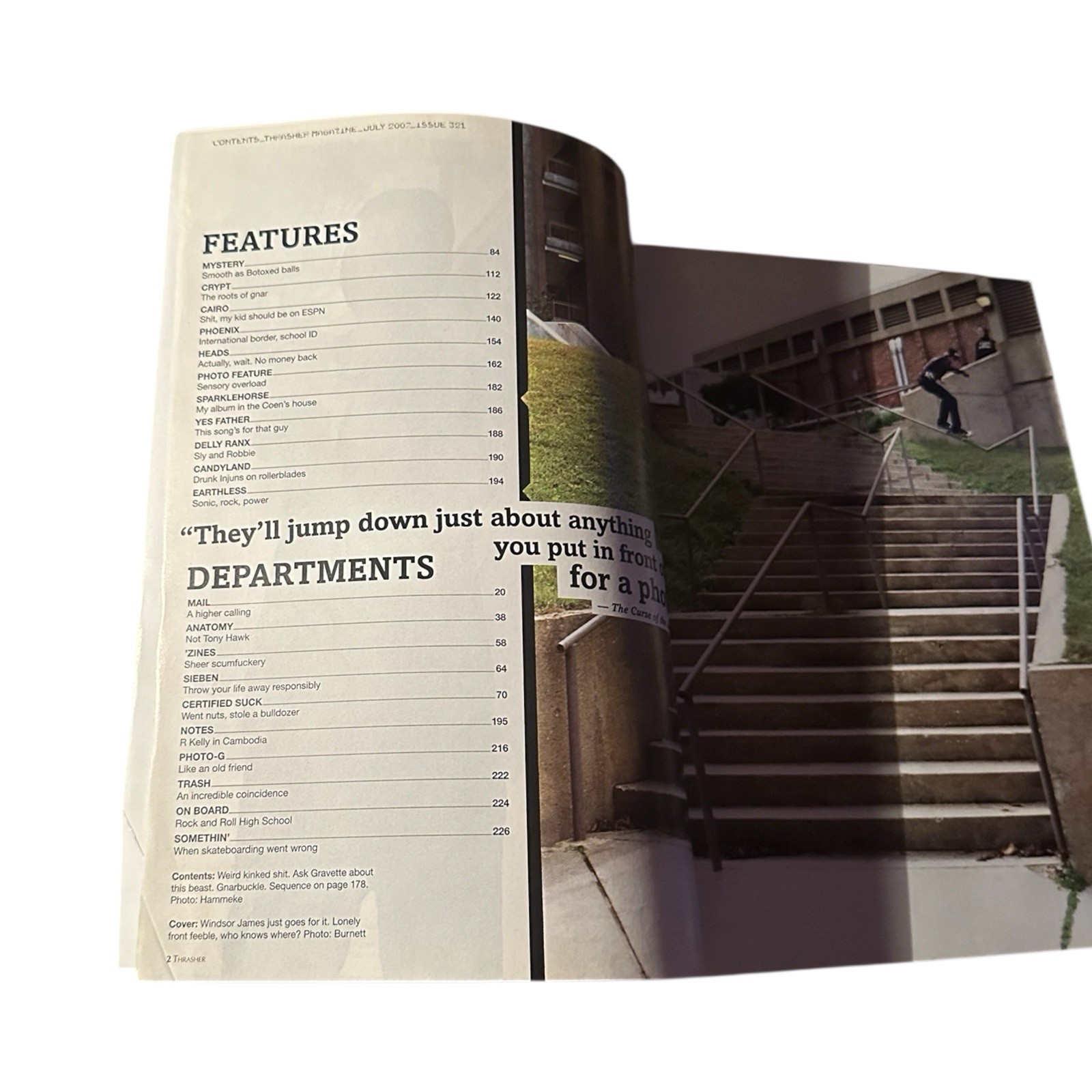 Thrasher Skateboard Magazine Lot of 5 Issues 2007 #321 #322 #323 #324 #325 NVTG