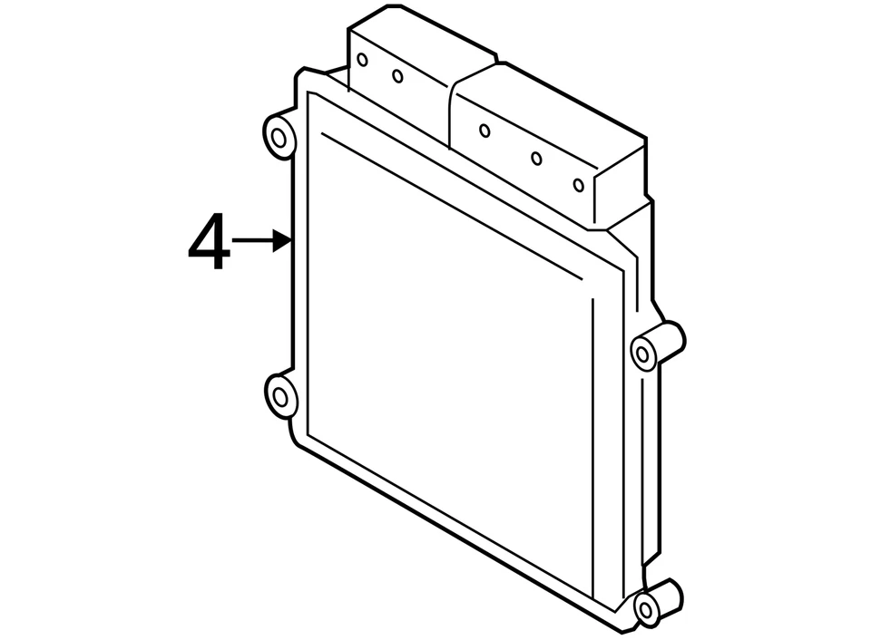 Engine ECM Electronic Control Module Automatic Fits 19-21 VELOSTER 5256856 - Image 4 of 4