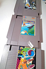 3 Nintendo games NES championship bowling, world games, T & C surf  bc21 26167