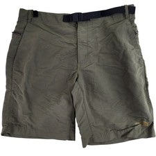 The North Face Belted Hiking Shorts Mens 34 Olive Green Gorpcore Trail Cargo