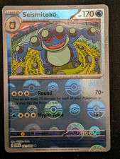 Pokémon Seismitoad 21/86 Poke Ball Reverse Holo Black Bolt English 2025