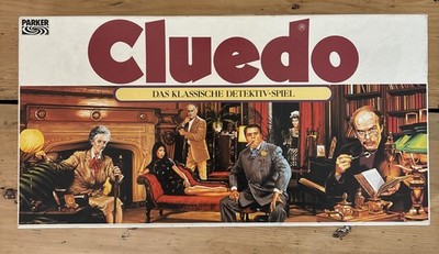 Parker Cluedo Brettspiel 1987 Gesellschaftsspiel Vintage Retro