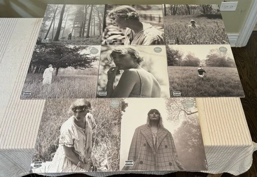 Taylor Swift - Folklore Complete Vinyl Set in 8 Color Variants (Sealed)