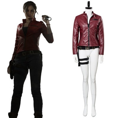 Resident Evil 2 Remake Biohazard Re:2 Claire Redfield CosplayCostume Jacket Coat