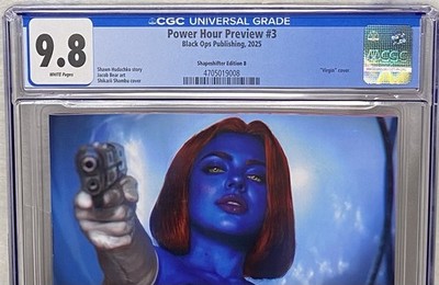 Power Hour #3 Patreon X-Men Mystique Shapeshifter Edition B /325 CGC 9.8 NM/Mint