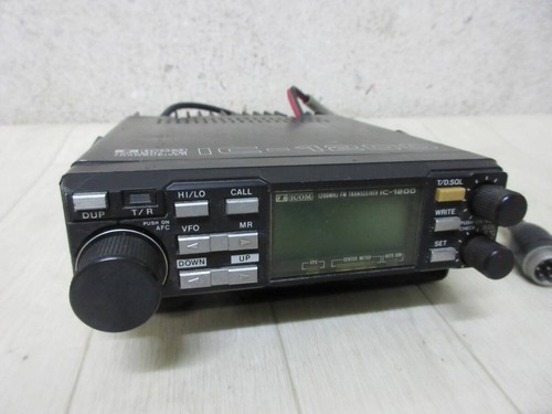 ICOM IC-1200 1200MHz UHF 10W FM Transceiver Mobilny Kompaktowy Czarny Używany JP - Zdjęcie 2 z 4
