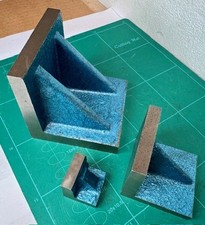 Set of 3 Solid Angle Plates For Lathe Milling etc EX DISPLAY PRICE! BARGAIN!
