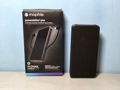 Mophie Powerstation Plus Power Bank w/ 10,000mAh Battery USB-C & Apple
