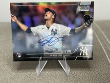 2022 Stadium Club Chrome New York Yankees Luis Gil #207 RC Auto 1/25