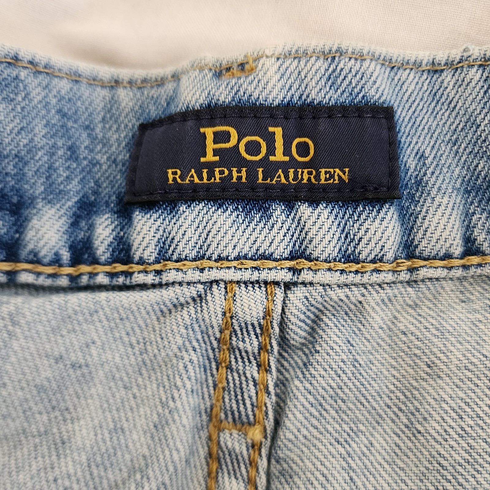 Polo Ralph Lauren Patchwork Flare Jean 26 Distressed High Rise image 8