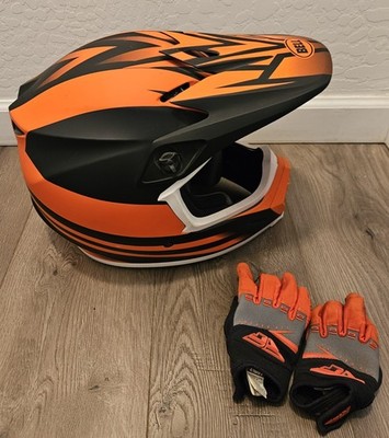 Bell MX-9 MIPS Helmet Black/Orange Youth S 55cm-56cm 