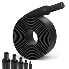 guaina termorestringente, tubo termoretrattile, adesivo, impermeabile, 7,9mm,...