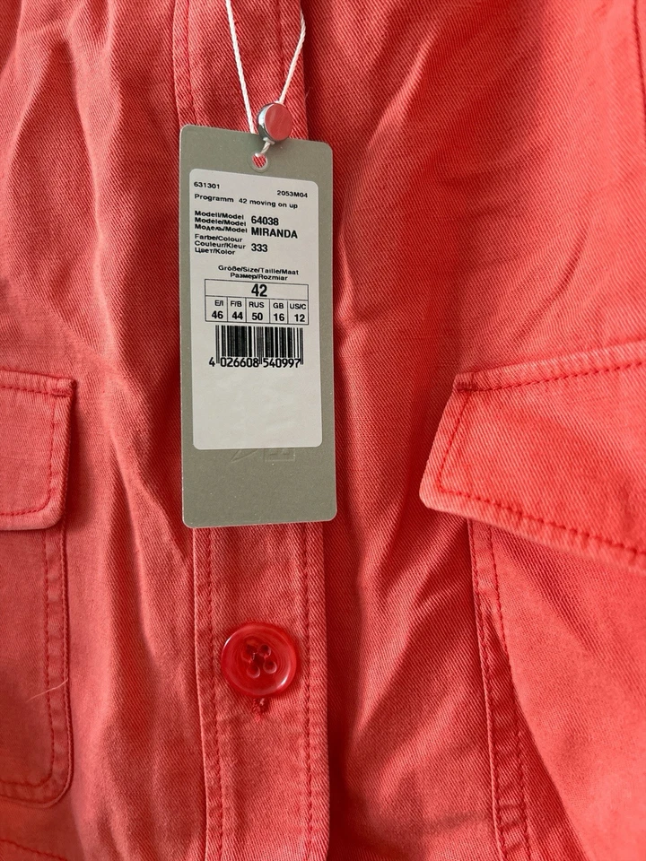 WOMENS BIANCA LOVE YOURSELF CORAL NEW JACKET SIZE 16 TAGGED - Image 4 of 4