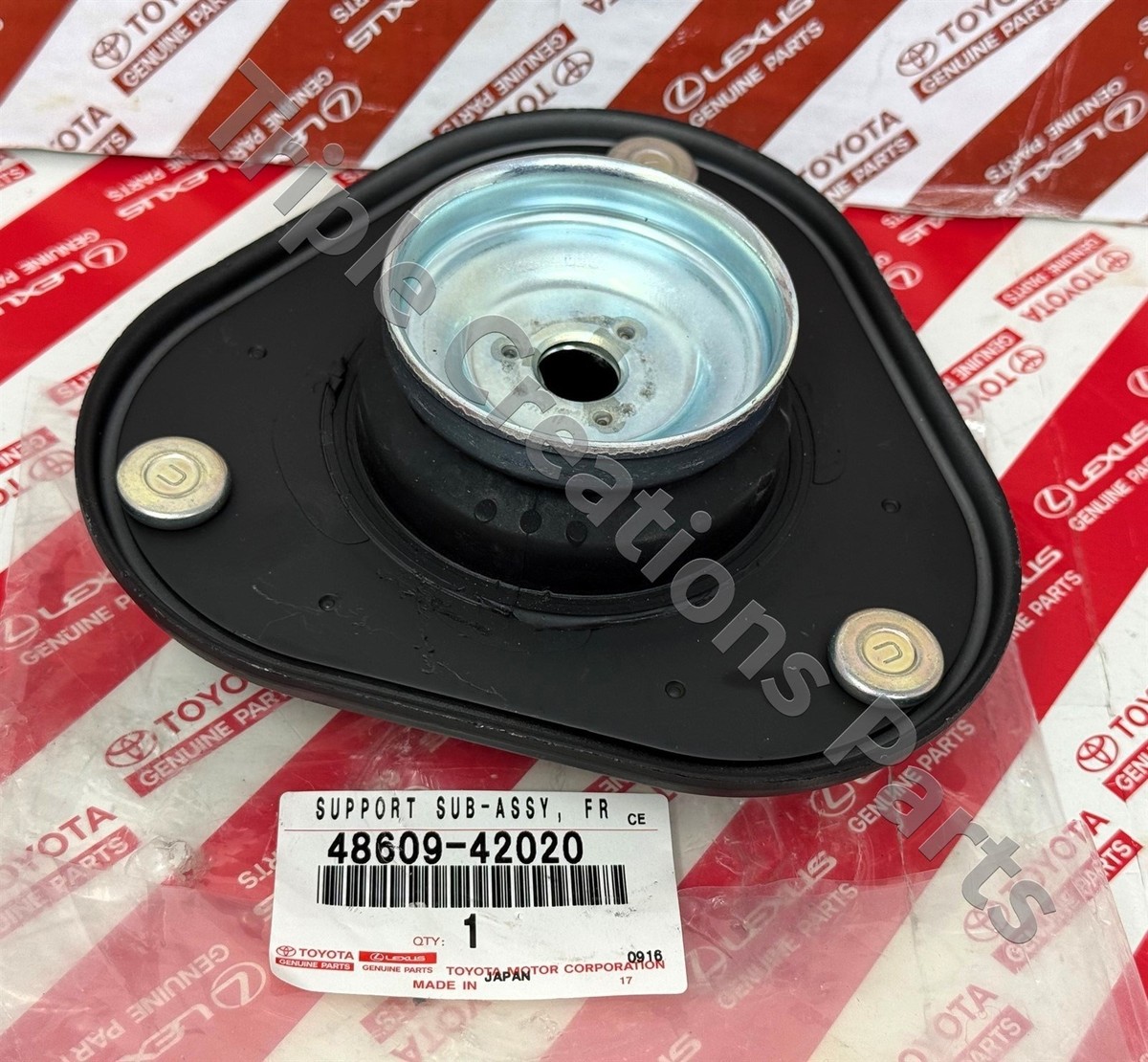 Toyota Genuine 48609-42020 Support Sub-Assy Front Suspension RH Or