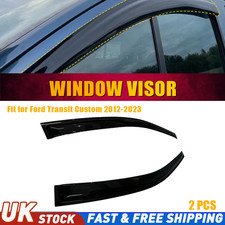 For Ford Transit Custom 2012-2023 2Pcs Front Side Window Wind Deflectors Guard
