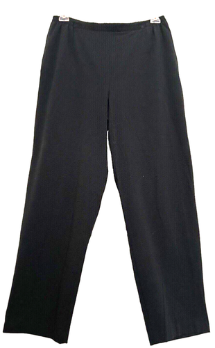 NEW Womens NAPA VALLEY Comfort Pants - Casual/Work STRETCH PULL-ON Black - Sz 12