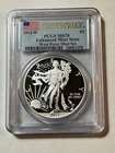 First Strike 2013-W $1 Silver Eagle PCGS MS70 Enhanced Mint State West Point SSP
