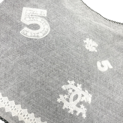 CHANEL Vintage 04P CC Logo No.5 Overlay Mesh Camisole Top #40 Gray