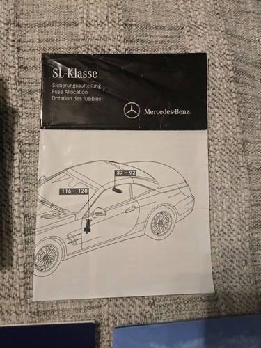2015 MERCEDES BENZ SL CLASS SL400 SL550 OWNER MANUAL BOOKS SET WITH CASE OEM - Afbeelding 5 van 6