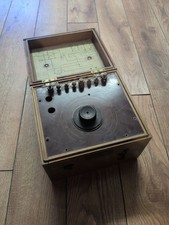 Antique Valve Testing Equipment Box T585 S.B.E. Factory Surbiton 