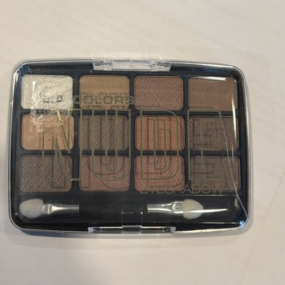 L.A. Colors NUDE Eyeshadow Palette  Traditional  12-color #C68680   .42 oz