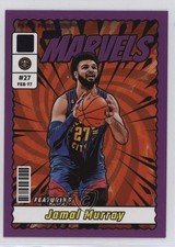 2023-24 Panini Donruss Net Marvels Purple Press Proof Jamal Murray #8 14mf