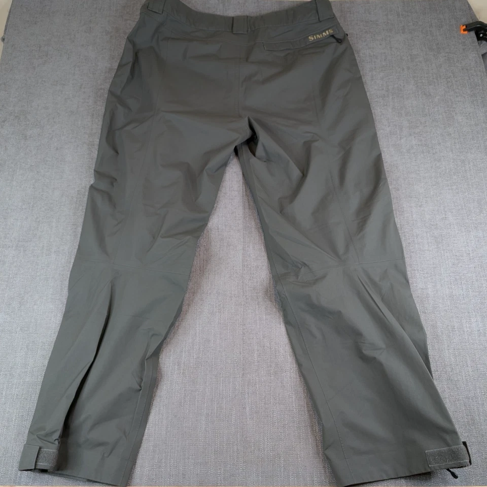 Pantalones de Pesca Simms Para Hombre XXL Gris Lluvia Gore-Tex Impermeables Cremallera Bolsillos para Piernas Foto 2 de 4